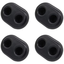 GrliTra Cooler Feet Replacement Non-Slip Rubber Feet for RTIC Coolers Models 45qt 65qt 110qt 145qt Durable Thickened Rubber Feet Outdoor Camping Protection for YETI Cooler Accessories, Black (4 Pcs)