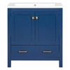 Uneeruiqy Bathroom Vanity, One Size, Blue
