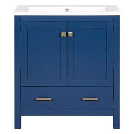 Uneeruiqy Bathroom Vanity, One Size, Blue