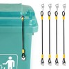 TOLIDA 4 Packs Universal Trash Can Lid Lock - Outdoor