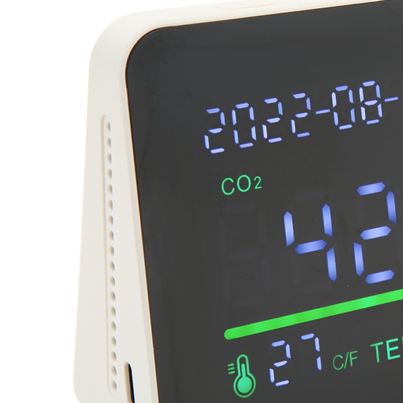 Air Quality Monitor CO2 Detector USB Charging Carbon Dioxide HCHO