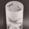 Dartington Crystal Aspect Highball Glass - World War II Airplane