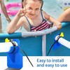 SIGANDG 2 Pieces Swimming Pool Hose Holder Accessories with Puncture,