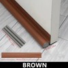 OrganiMax Door Bottom Sealing Strip – Adjustable Weatherstrip Draft Stopper,