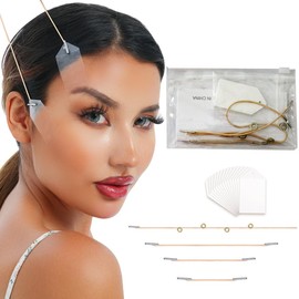 JYNVO 40 Stück Face Lifting Tape, Face Tape Lifting Gesicht, Facelifting Aufklebers Anti Falten Pflaster für Makeup, Doppelkinn, V-line, Fältchen, Schlaffe Haut, Schlupflider