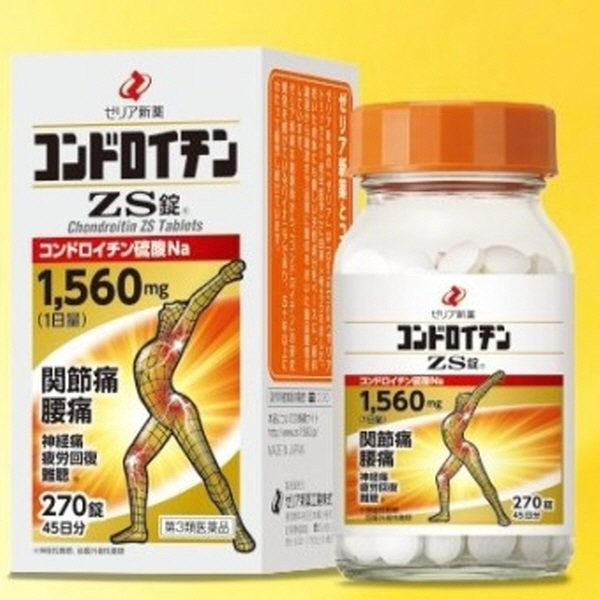 Japan Chondroitin ZS tablets 270 tablets (45 days worth) / Painful knees / Chondroiter / Japan / 일본 콘드로이친 ZS정 270정 (45일분) / 괴로운 무릎  / 콘드로이저 /일본