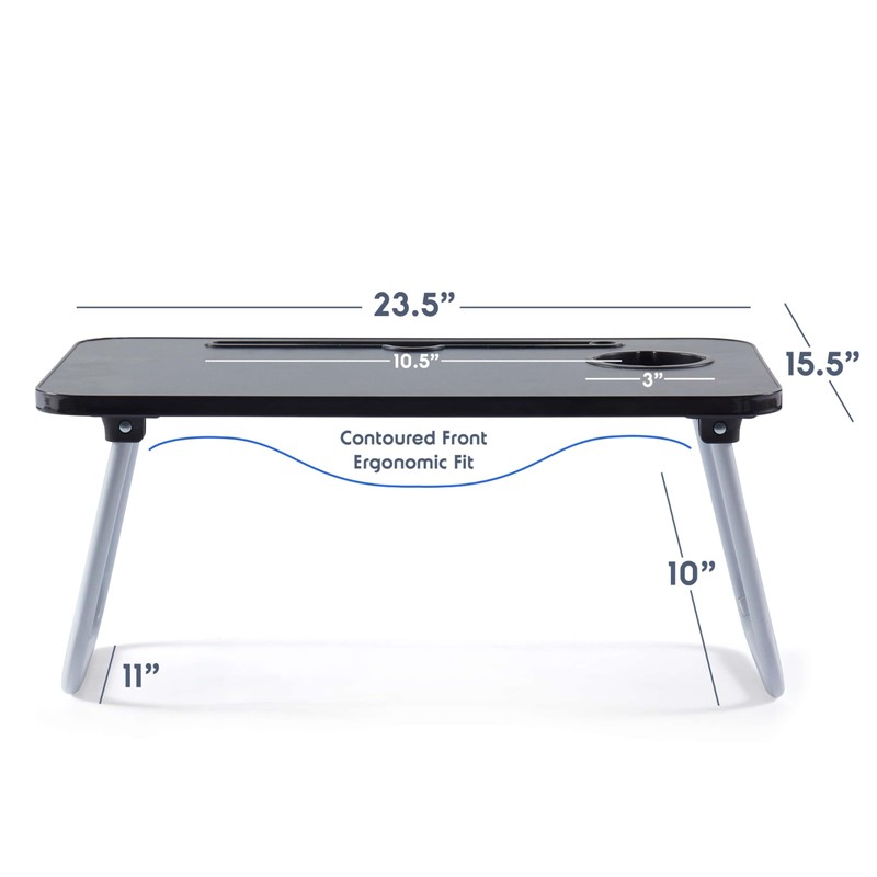 Nestl Reading Pillow with Portable Laptop Lap Desk - Shredded