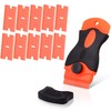 Phoetya Razor Blade Scrapers,Plastic Scraper with 10 Pack Replacement Blades,Sticky