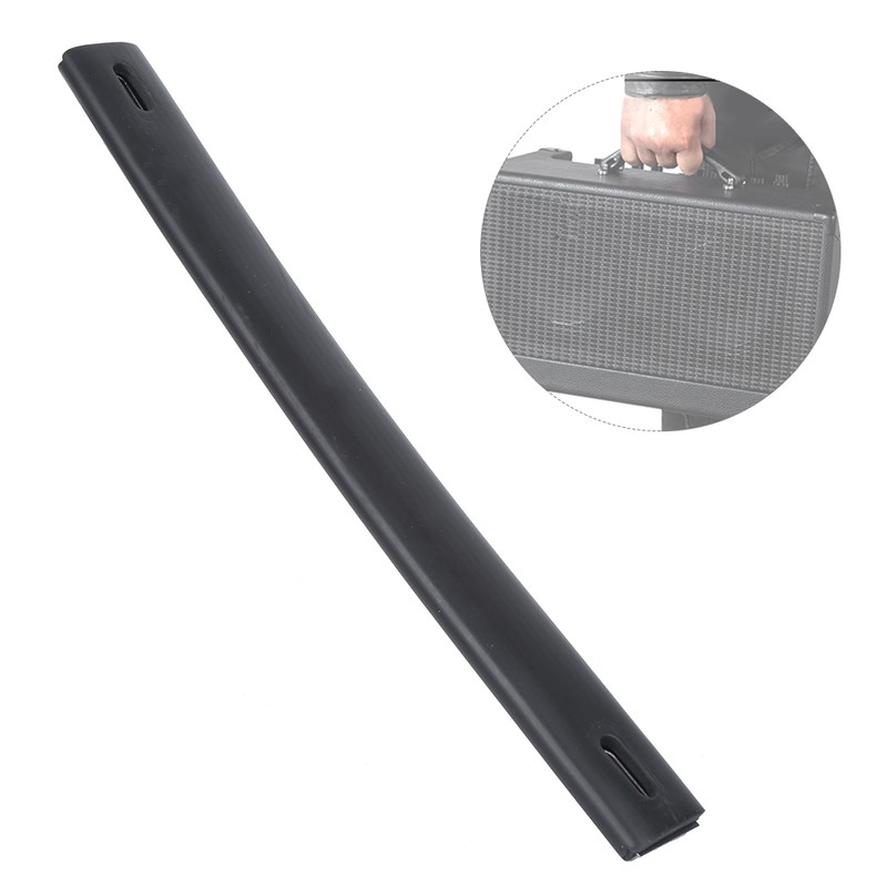 Black Guitar Amplifier Handle PU Leather Strap Durable for Ampeg