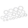 470Pcs Sealing Washer Aluminum Alloy Round Flat Washer Assortment Kit