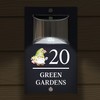 Custom Signs Solar Illuminated Modern Anthracite Grey House Number Sign