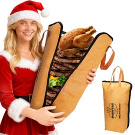 21" BBQ Meat Resting Blanket – Insulated Smoker Bag for Turkey, Brisket, Pork – Keeps Meat Juicy & Warm, Perfect for Thanksgiving or Outdoor BBQ