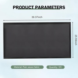 Downhill 1 PC Car Sunroof Sun Shade Mesh, Breathable Sun Protection Vehicle Screen Mesh, Foldable Easy Installation Car Protection Accessory, Universal Fit for Most Cars (Black)