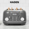 Haden Chelsea 4 Slice Wide Slot Toaster with Adjustable Browning
