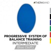 THERABAND Intermediate Blue Soft Balance Pad for Proprioception and Stability