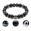 Cat'S Eye Bracelets，CLASS A QUALITY，Cat'S Eye And Obsidian Magnet Bracelets,