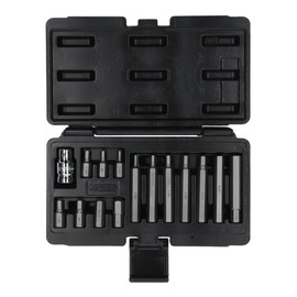 KS Tools 911.5040 10mm CLASSIC Bit set, 15 pcs, hexagon