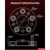 Torchbeam 5x4.75 to 5x4.5 Wheel Adapters 1 inch for 1984-2013