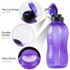 Yeahshion 1500ml Reusable Water Bottle with Handle, 1.5 Litre Portable