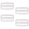 Shapenty Plastic Tri-glide Slides Button Fasteners Adjustable Webbing Triglides Slider