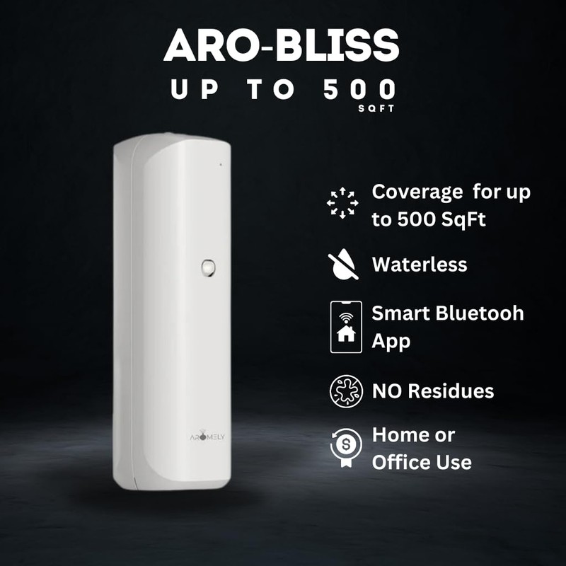 Aromely ARO-Bliss Smart Bluetooth Home Diffuser with 150ml Marbella Essential