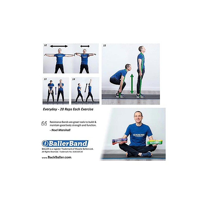 Exercise Band Bundle - Pull Up Assist Band - Premium