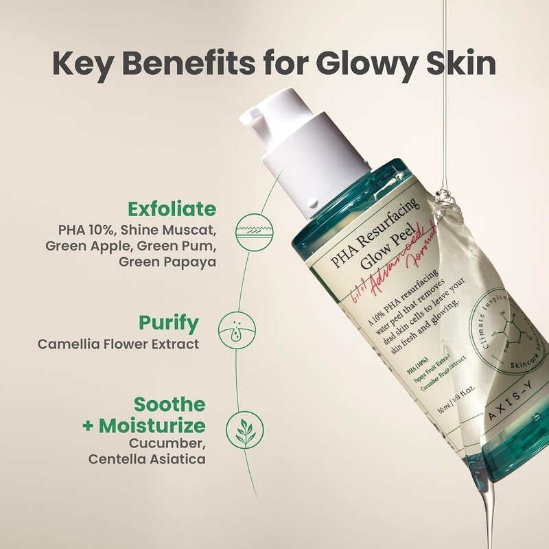 AXIS-Y - PHA Resurfacing Glow Peel - Exfoliante facial con