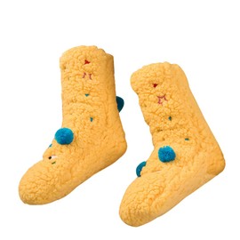 LOLAT Novelty Fuzzy Socks Soft Cozy Fluffy Slipper Socks Plush Animal Socks Christmas Creative Winter Home Warm Socks