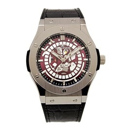 Technos Skeleton T6B55SR Men's Watch, Black, red