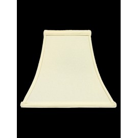 Upgradelights Square Bell 10 Inch Candle Stick Replacement Lamp Shade in Eggshell (5x10x9)