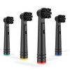 BUKURII Replacement Toothbrush Heads Compatible with Braun Electric Toothbrushes, 4