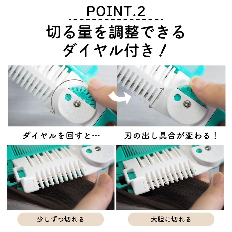 Two-Way Dial Hair Cutter (with combs) Orange MB-306