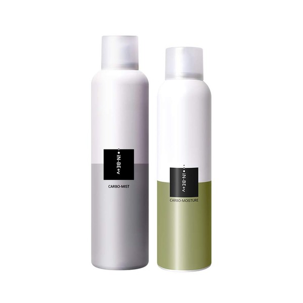 High Concentration 100% Carbonated (iN-BE+v) In Plus Buoy [Set of 2] (Mist & Moisture), 5.3 fl oz (150 ml) & 4.3 oz (110 g), Carbonated Lotion, All-in-One Moisturizing Gel