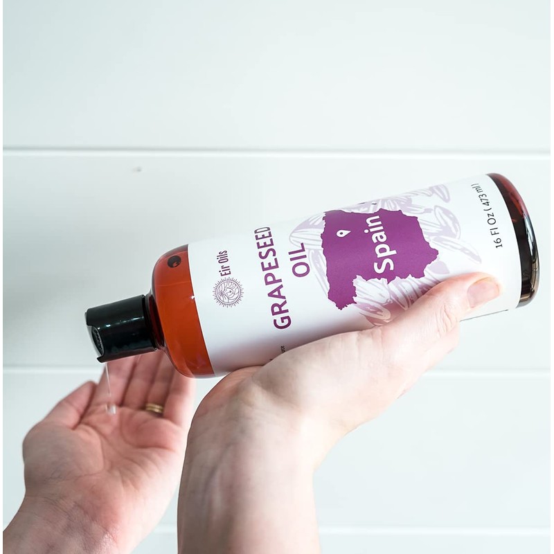 Nature Packaged Grapeseed Oil (16 oz) - Pure Grapeseed oil