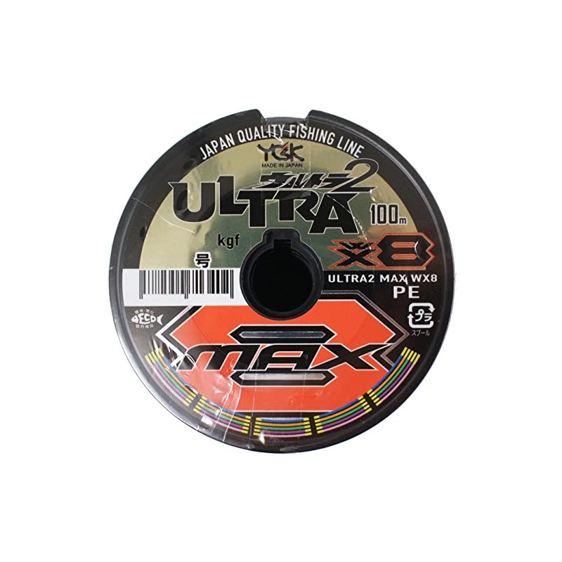 X-Braid Ultra 2 Max WX8 Multicolor 100m 12 Connections [1,200m]