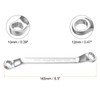 sourcing map Offset Extra Long Box End Wrench 10 x