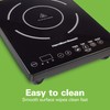 Hamilton Beach Portable Single Induction Cooktop Countertop Burner Hot Plate