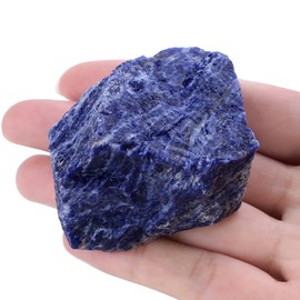 XIANNVXI XIANNVXI Blue Aventurines 1.8-2.2" Large Raw Crystals and Healing Stones Natural Rough Crystal Rocks Tumbling Cabbing Polishing Fountain Rocks 1PCS