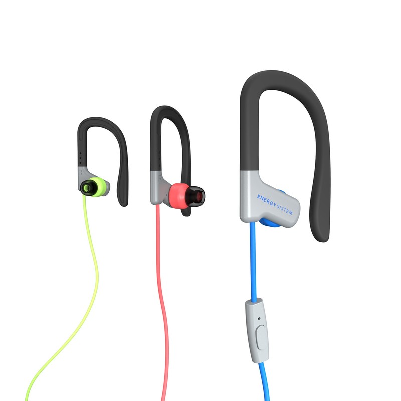 Energy System EY-429349 Audífonos Sport Modelo 1/Mic/Alambricos con Microfono Resistente