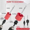 RKK 20 PCS Hole Saw Kit, HSS Bi-Metal Hole Cutter
