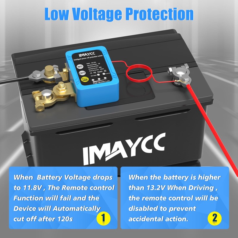 New Version Kill Switch for Car - Remote Battery Disconnect
