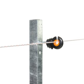 Gallagher - Screw Insulator XDI (XDI Bolt-on Insulator) (Pack of 10) - Electric Fence Rope Insulator / Cord Insulator - Electric Fence Wire Insulator