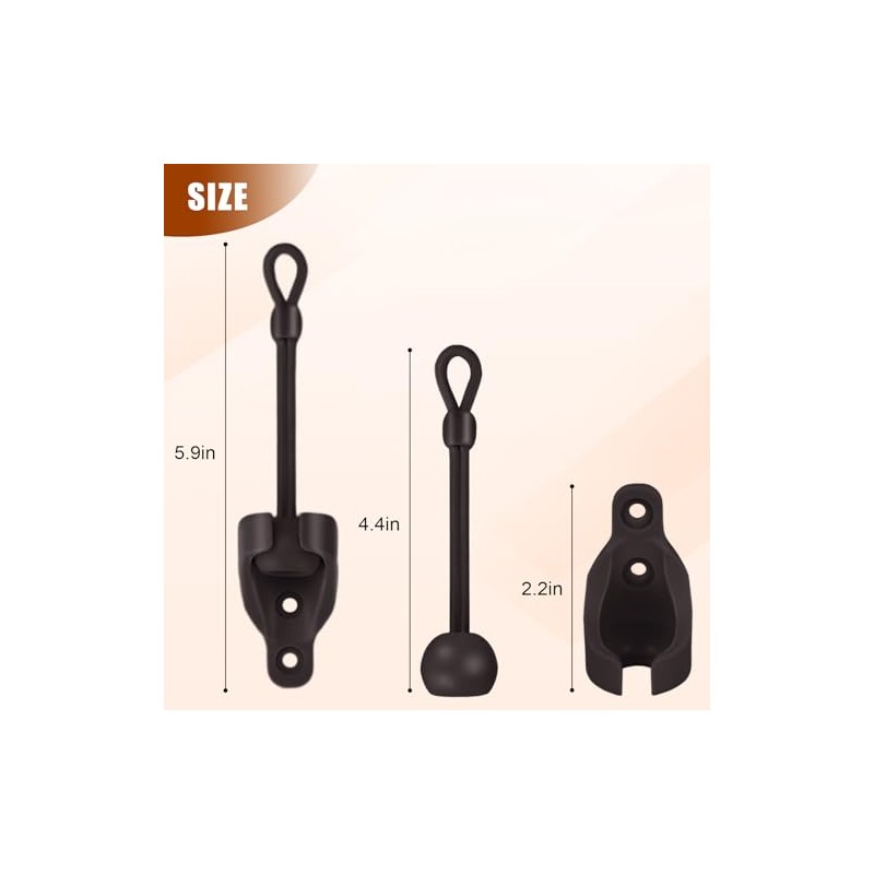 Seprochoo Coolaroo Replacement Parts,Sun Shade Parts, Roller Shade kit,Bungee kit
