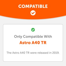 WC FreeZe A40- Hybrid Fabric Cooling Gel Replacement Earpads For Astro A40 TR Only, Made by Wicked Cushions, Improved Durability, Thickness and Sound Isolation | 90's White