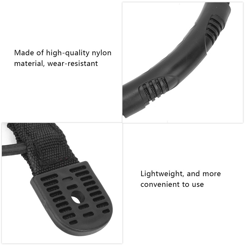 Canoeing Plastic Nylon Webbing Handle with Screw Fixed Button Set