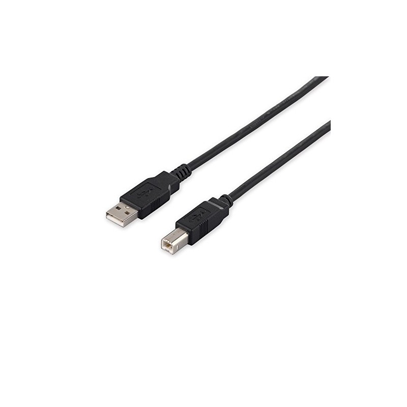 バッファロー iBUFFALO USB2.0ケーブル1.0m ブラック BSUAB210BK