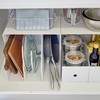 Yamazaki Home Tower Steel Under Cabinet Storage Organizer for Dishes,