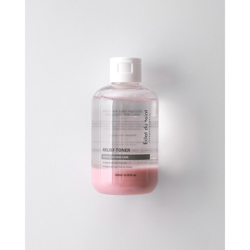 Eclat Dutin Relief Calamine Toner 200ml Soothes sensitive oily troubled