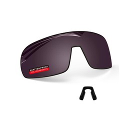 iLikeo PRO+ Polycarbonate Polarized Replacement Lenses for Oakley Sutro S OO9462 Sunglasses - Grey Iridium