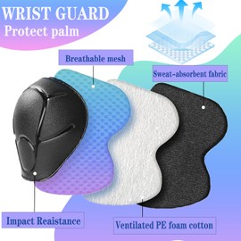 Kids/Youth Knee Pads and Elbow Pads Set for Kids 3-14 Years Boys Girls Protective Gear Set Adjustable Knee Pads, Elbow Pads, Wrist Guards Skateboard Skating Skiing Cycling Biking Running Scooter